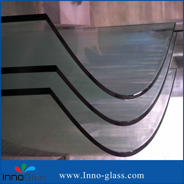 4-19mm Curved Tempered Glass for Building